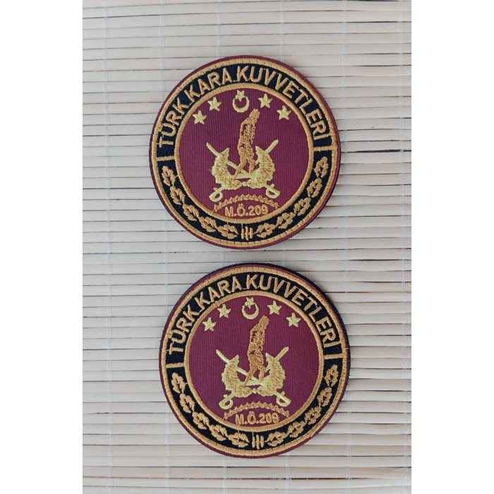 Turk Kara Kuvvetleri M.O 209 Nakis islemeli arma pec patch