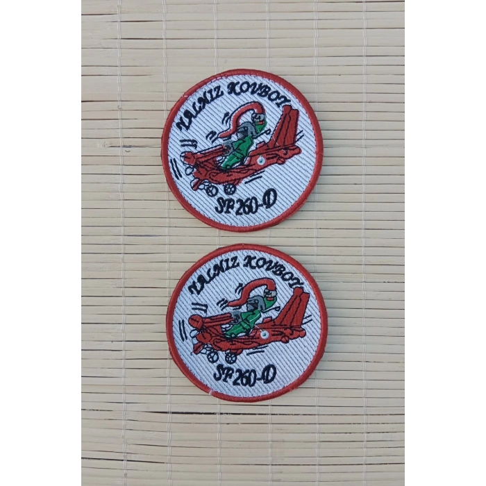 yalniz kovboy sf 260 d nakis islemeli arma pec patch