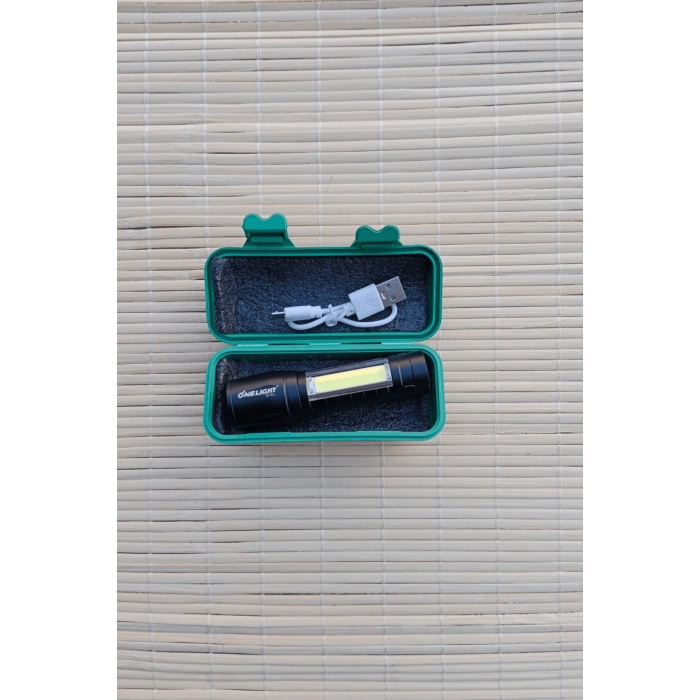 yuksek guclu aluminyum alasimli usb sarj ozellikli cakarli kaliteli el feneri