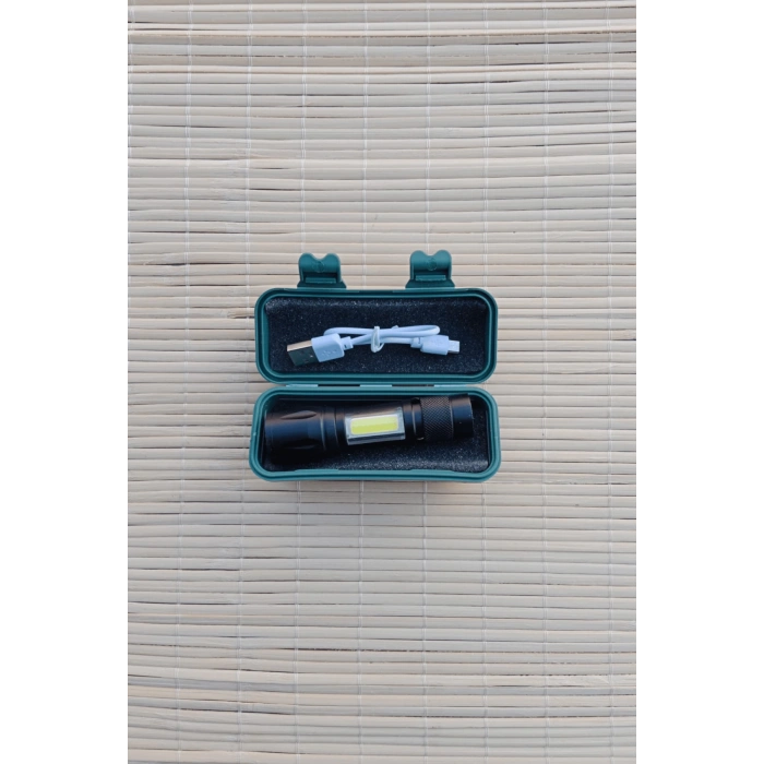 yuksek guclu aluminyum alasimli usb sarj ozellikli cakarli ucuz el feneri