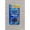 Acemi bedelli asker icin 3 bicakli gillette mach 3 hybrid Tiras Makinasi 1 + 9 Bicak jilet