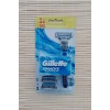 Acemi bedelli asker icin 3 bicakli gillette mach 3 start Tiras Makinasi 1 + 3 Bicak jilet