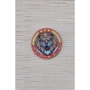 aslan her zaman her yerde kral yazili dort yildiz aslan logolu nakis islemeli arma patch pec