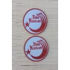 beyaz zemin kirmizi nakis islemeli turk yildizlari arma pec patch