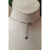 cubuklu tasarim ince silver zincirli gumus renkli kaliteli paslanmaz celik kolye stainless stell