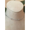 dorika tasarim ince silver zincirli gumus renkli kaliteli paslanmaz celik kolye stainless stell