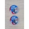 f 16 fighting falcon yazili sahin logolu nakis islemeli ayyildiz bayrakli arma pec patch