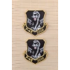 f 4e 2020 yazili ucak ve kaplan logolu siyah zemin nakis islemeli arma pec patch