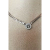 hayat agaci orme kalin zincirli tasarim gumus renkli zirkon tasli kaliteli paslanmaz celik kolye stainless stell
