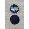 hurkus tai yazili logolu nakis islemeli arma pec patch