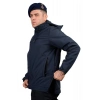 Jandarma Asayis Lacivert Renkli 5 cepli uzun kollu soguk gecirmez softshell kapusonlu taktik mont