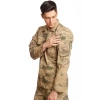 Jandarma col Kamuflaj Renkli Uzun Kollu Cepli Taktik Gomlek Long Sleeve Camouflage