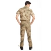 Jandarma Kamuflaj Renkli Kisa Kollu Cepli Taktik Gomlek Dogu Komando Kamuflaj Taktik Pantolon Alt Ust Takim