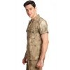 Jandarma Kamuflaj Renkli Kisa Kollu Cepli Taktik Gomlek Short Sleeve Camouflage