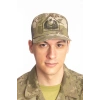 Kara Kuvvetleri Kamuflaj Renk Kokartli Fileli Nakis islemeli Arkasi Ayarlamali Yazlik Subay Karaci Sapka Kep