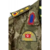 Kara Kuvvetleri Kamuflaj Renkli Uzun Kollu Yarbay Komando Fularli Karaci Cocuk Kostum Takim