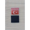 kirmizi ayyildiz bayrakli turkiye yazili kirmizi zemin tpu 3d termoplastik dikdortgen arma patch pec