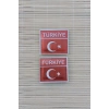 kirmizi ayyildiz bayrakli turkiye yazili kirmizi zemin tpu 3d termoplastik dikdortgen arma pec patch