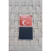 kirmizi zemin turkiye yazili ayyildiz 3d plastik arma patch pec