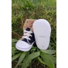lacivert renkli converse model ici polarli organik unisex cocuk bebek ilkadim bagcikli patik sneaker casual ayakkabi