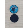 mavi zemin nakis islemeli 125 filo arma patch pec