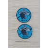 mavi zemin nakis islemeli 125 filo arma pec patch