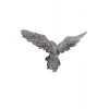 Ozel Tasarim Gumus Renkli Kanatli Kartal Maket Heykeli