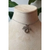 ozel tasarim ince silver zincirli gumus renkli zirkon tasli kaliteli paslanmaz celik kolye stainless stell
