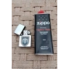 Ozel Tasarim Metal Renkli Hava Kuvvetleri Amblemli Benzinli premium zippo Cakmak