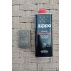 Ozel Tasarim Sari Renkli Benzinli Azrail ve Orak Kabartmali premium zippo Cakmak