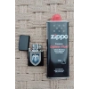 Ozel Tasarim Siyah Renkli Hava Kuvvetleri Amblemli Benzinli premium zippo Cakmak