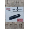 rambo k68 light flashlight sarjli zoomlu el feneri