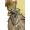 sag el kara kuvvetleri kamuflaj renkli cift emniyetli tam kelebek airsoft palaskaya kemere gecirmeli impertex silah kilifi