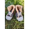 siyah kirmizi renkli converse model ici polarli organik unisex cocuk bebek ilkadim bagcikli patik sneaker casual ayakkabi