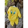 tweety sylvester detayli civciv sarisi renkli kaliteli uzun kollu alt ust takim