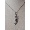 yaprakli tasarim ince silver zincirli gumus renkli kaliteli paslanmaz celik kolye stainless stell