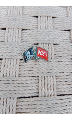 100. Yil Dalgalanan bayrak ataturk resimli ceket yaka ignesi yaka rozeti