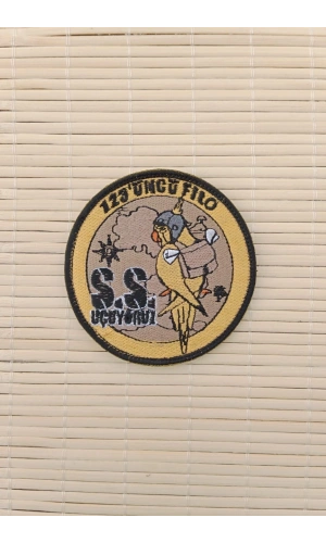 123.cu Filo S.S Ucuyoruz Yazili Nakis islemeli Arma Pec Patch