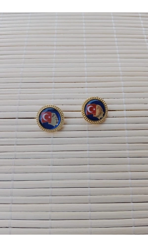 2 Adet Ata rozeti Sarrafiyeli Taki ceket yaka ignesi yaka rozeti