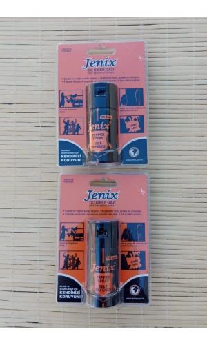 40 ml jenix 2 adet biber gazi