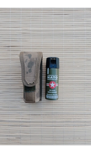 50 ml nato biber gazi kamuflaj renkli impertex biber gazi kilifi