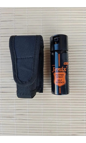 60 ml jenix biber gazi siyah renkli impertex biber gazi kilifi