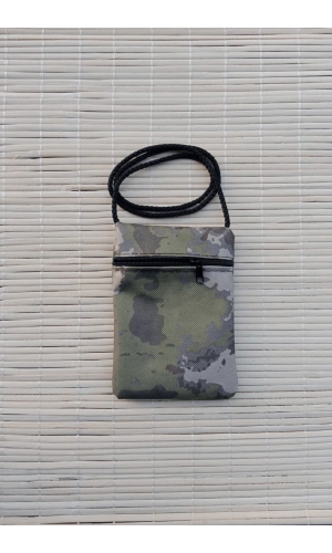 acemi bedelli askerler icin kamuflaj renkli boyundan baglamali ipli boyun cuzdani