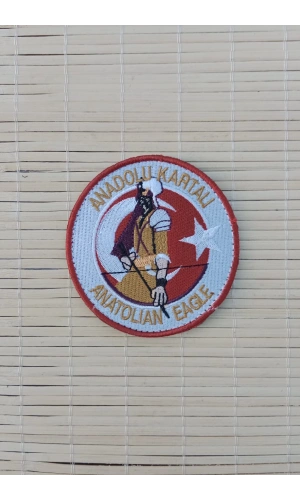 anadolu kartali anatolian eagle nakis islemeli arma patch pec