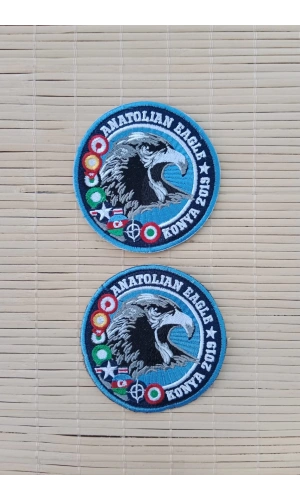 anatolian eagle konya 2009 kartal armali nakis islemeli arma pec patch