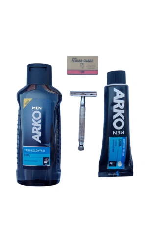 Arko Men Cool Tras Kolonyasi Arko Men Cool Tras Kremi Jel Tima 777 tras makinasi Perma Sharp Jilet Tras Seti