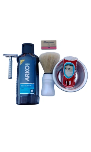 Arko Men Cool Tras Kolonyasi Orak Paslanmaz Krom Tras Makinasi Arko Berber Tras Sabunu Perma Sharp Yaprak Jilet Tras Fircasi Metal Tras Tasi Tras Seti