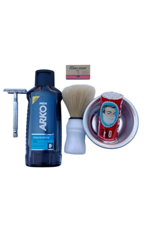 Arko Men Cool Tras Kolonyasi Tima 777 tras makinasi Perma Sharp Jilet Arko Berber Tras Sabunu Tras Fircasi Metal Tras Tasi Tras Seti