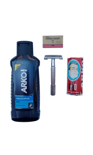 Arko Men Cool Tras Kolonyasi Tima 779 tras makinasi Perma Sharp Jilet Arko Berber Tras Sabunu Tras Seti