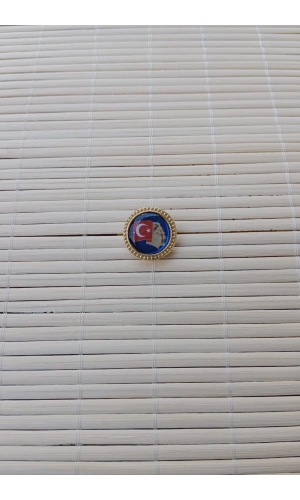 ataturk ata rozeti ceket yaka ignesi yaka rozeti